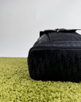 Zaino Dior in Jacquard e pelle di vitello