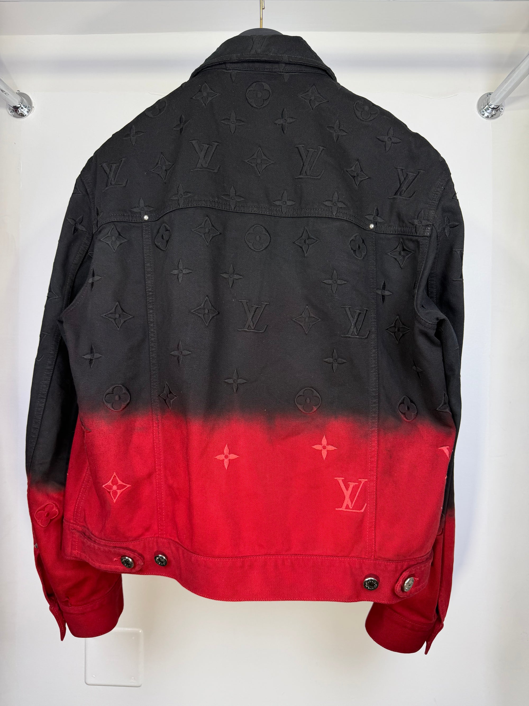 Giacca Louis Vuitton Size 52=XL nera e rossa