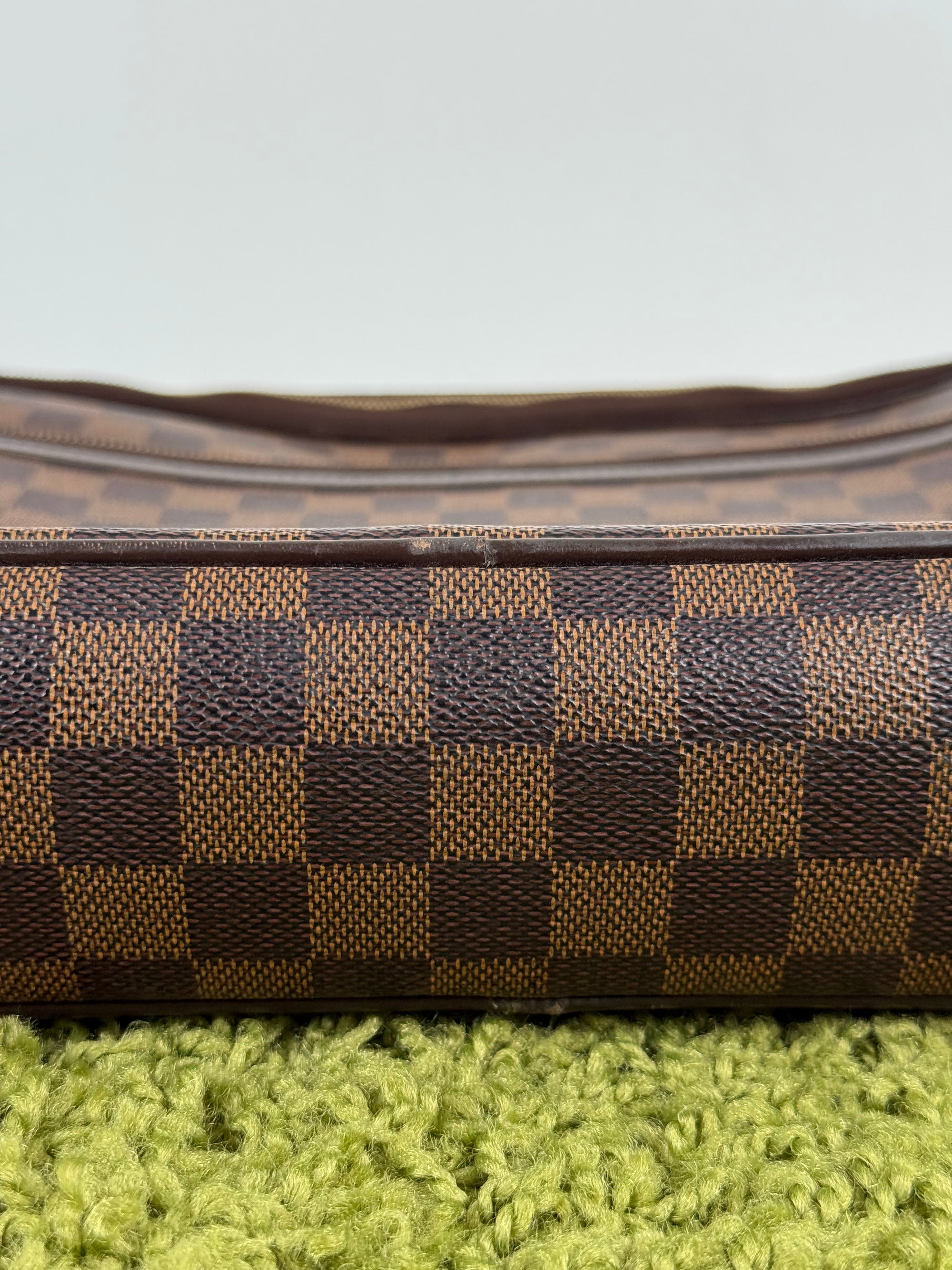 Borsa Sabana In tela Damier Ébène Louis Vuitton Marrone