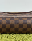 Borsa Sabana In tela Damier Ébène Louis Vuitton Marrone