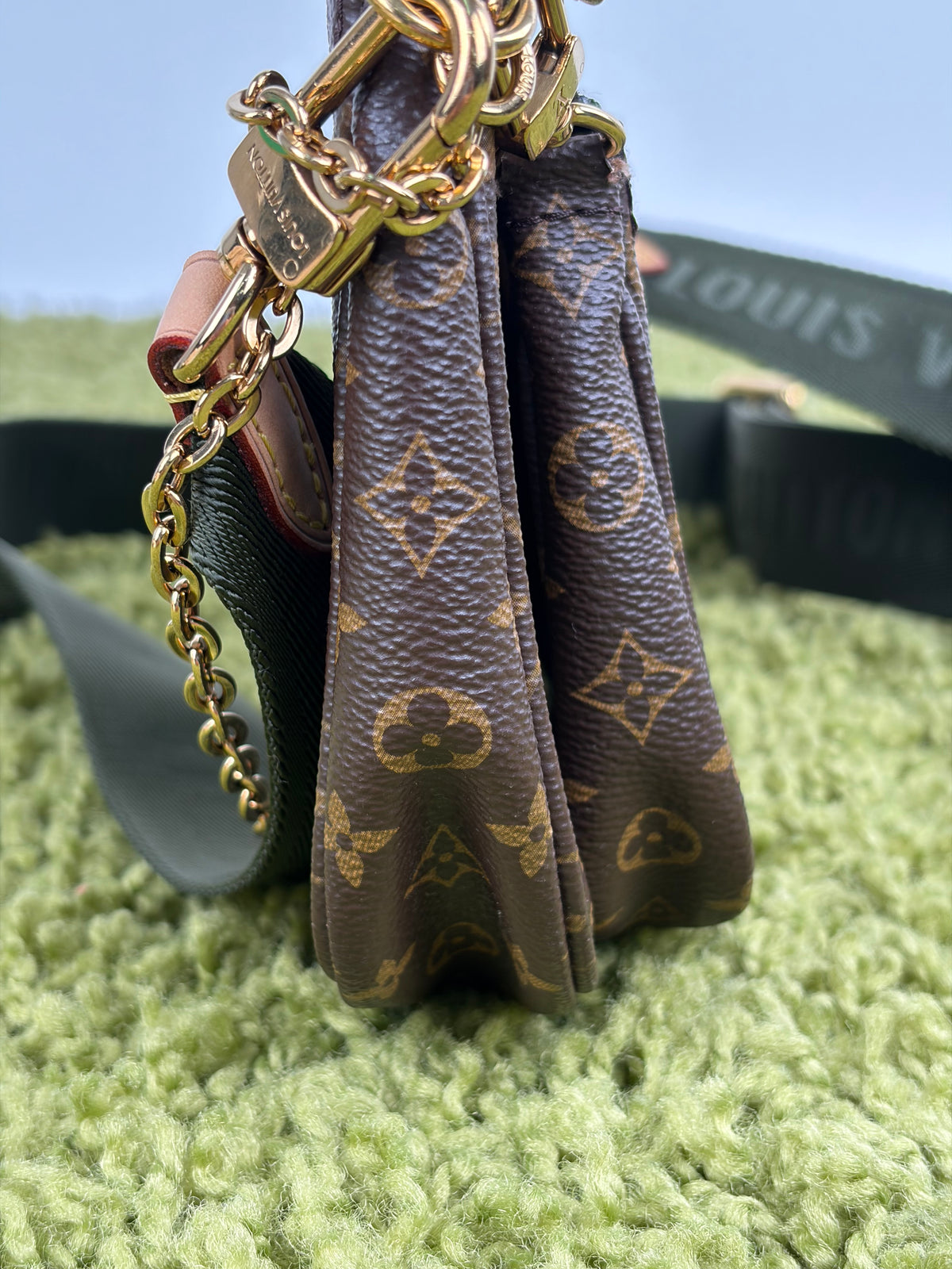 Borsa Louis Vuitton Multi Pochette Marrone