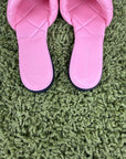 Bottega Veneta Lido Flat Sandal Rosa 36