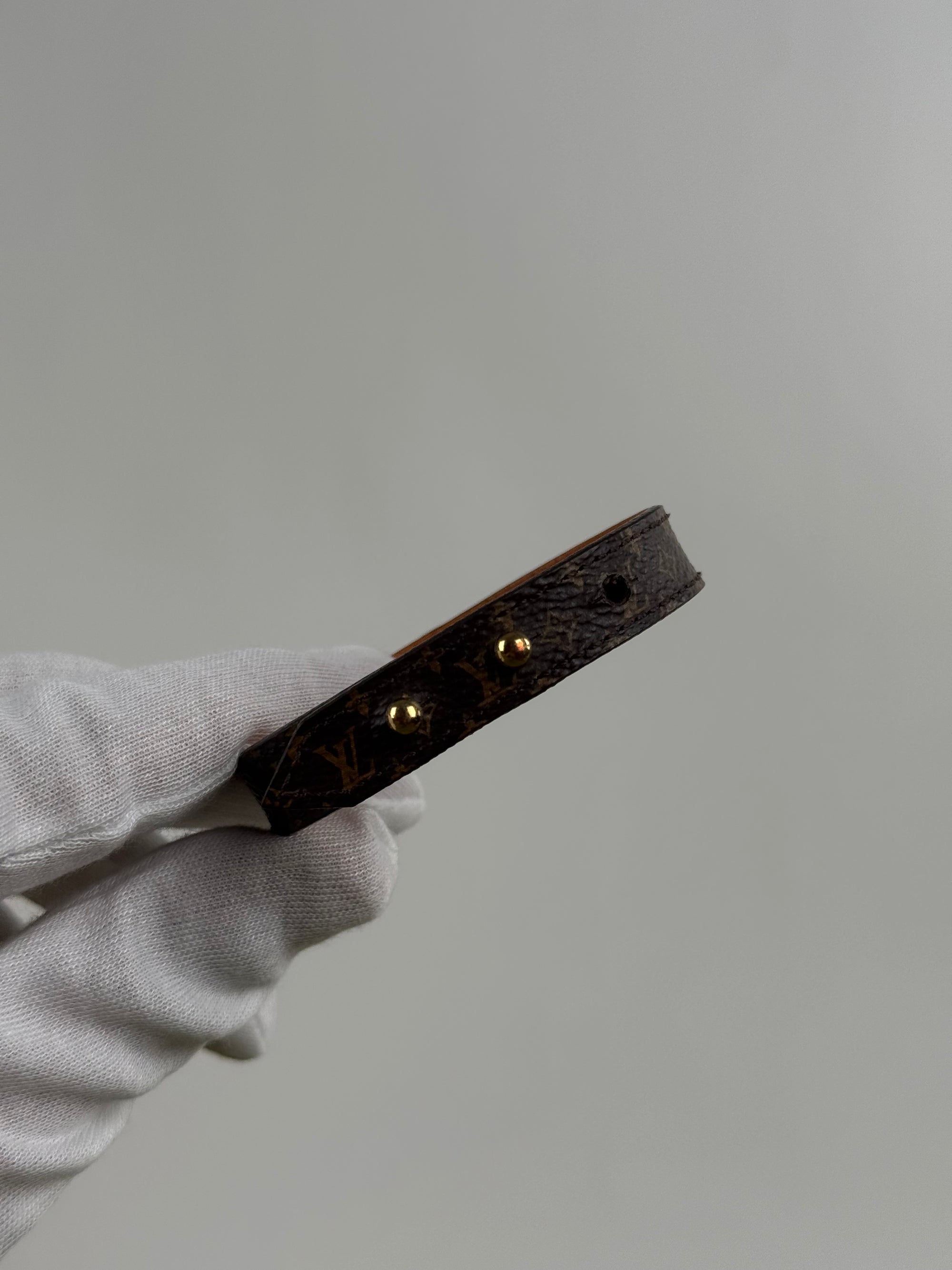 Bracciale Louis Vuitton Marrone 19cm