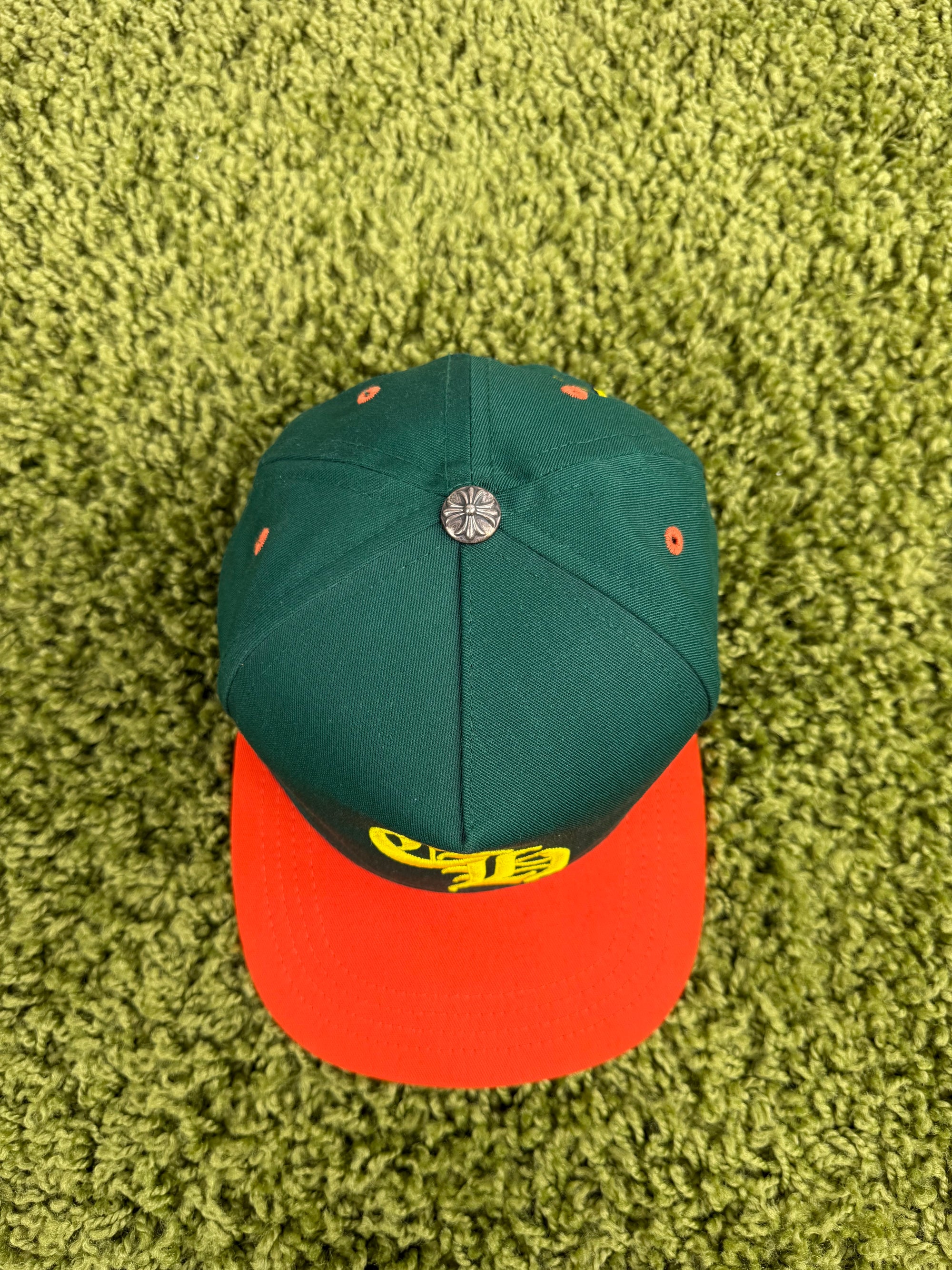 Cappello Chrome Hearts Verde multicolor