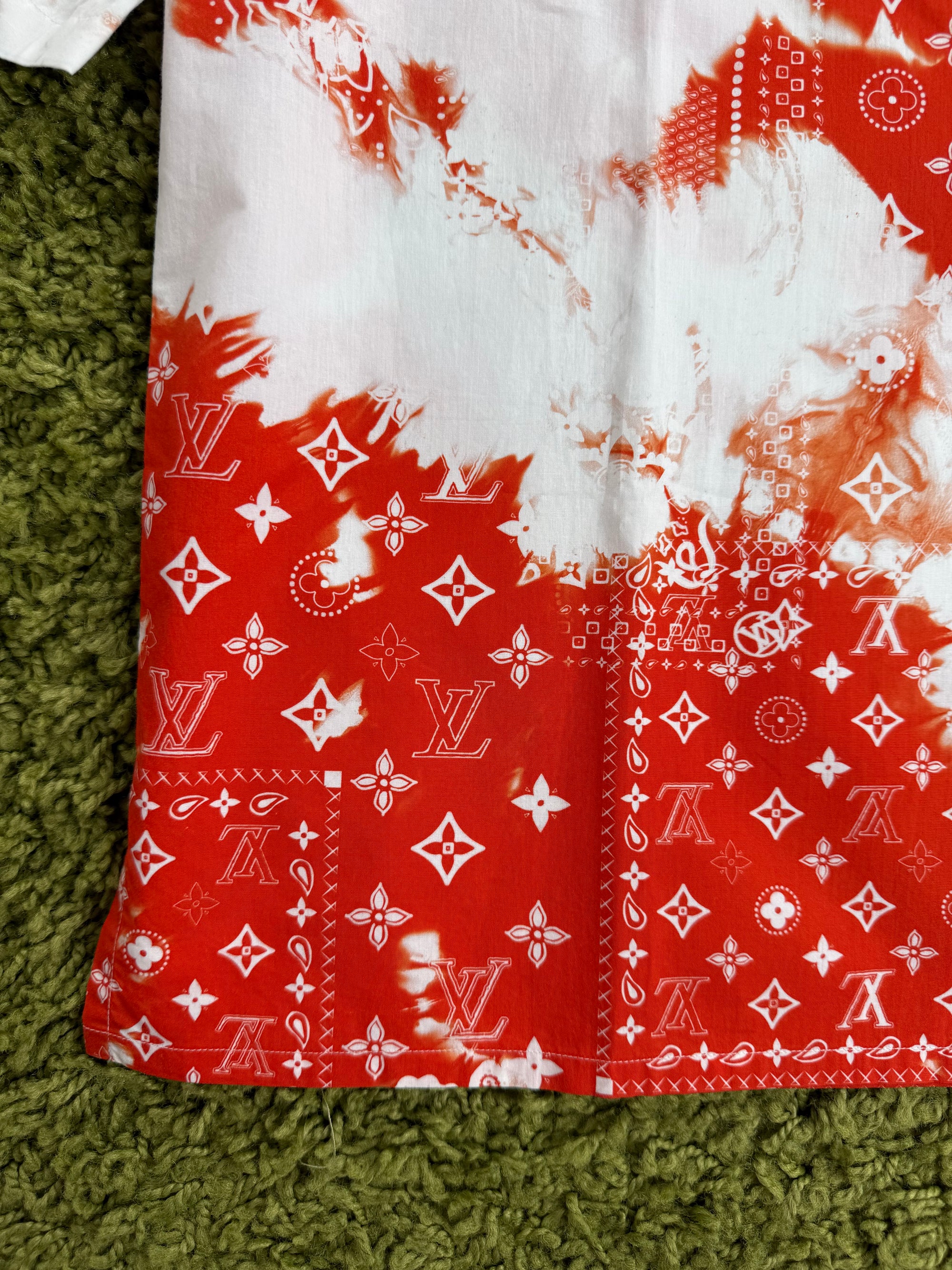 Camicia Louis Vuitton Rossa XXL