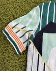 Camicia Court Abstract Casablanca Arancione Multicolor L