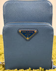 Borsa a tracolla Prada Smartphone Case Blu