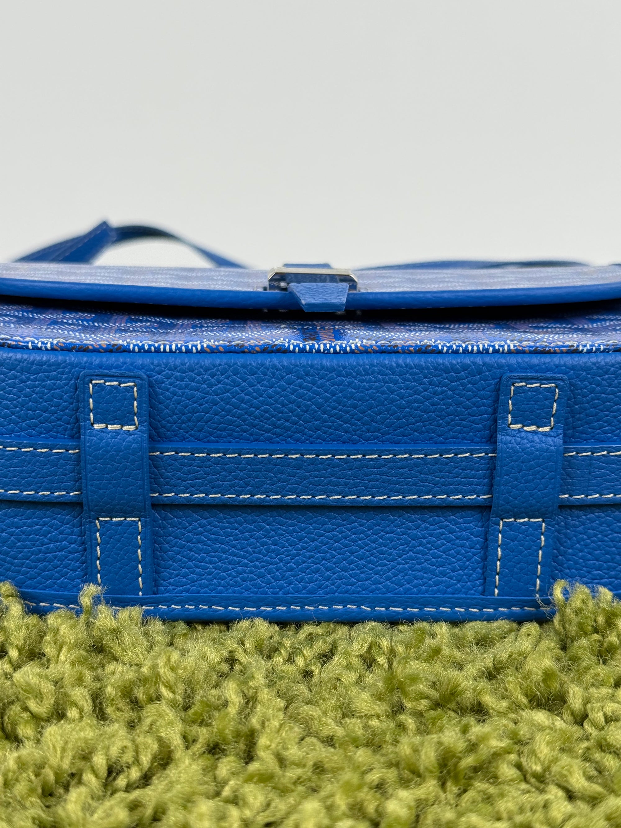 Borsa a tracolla belvedere goyard blu