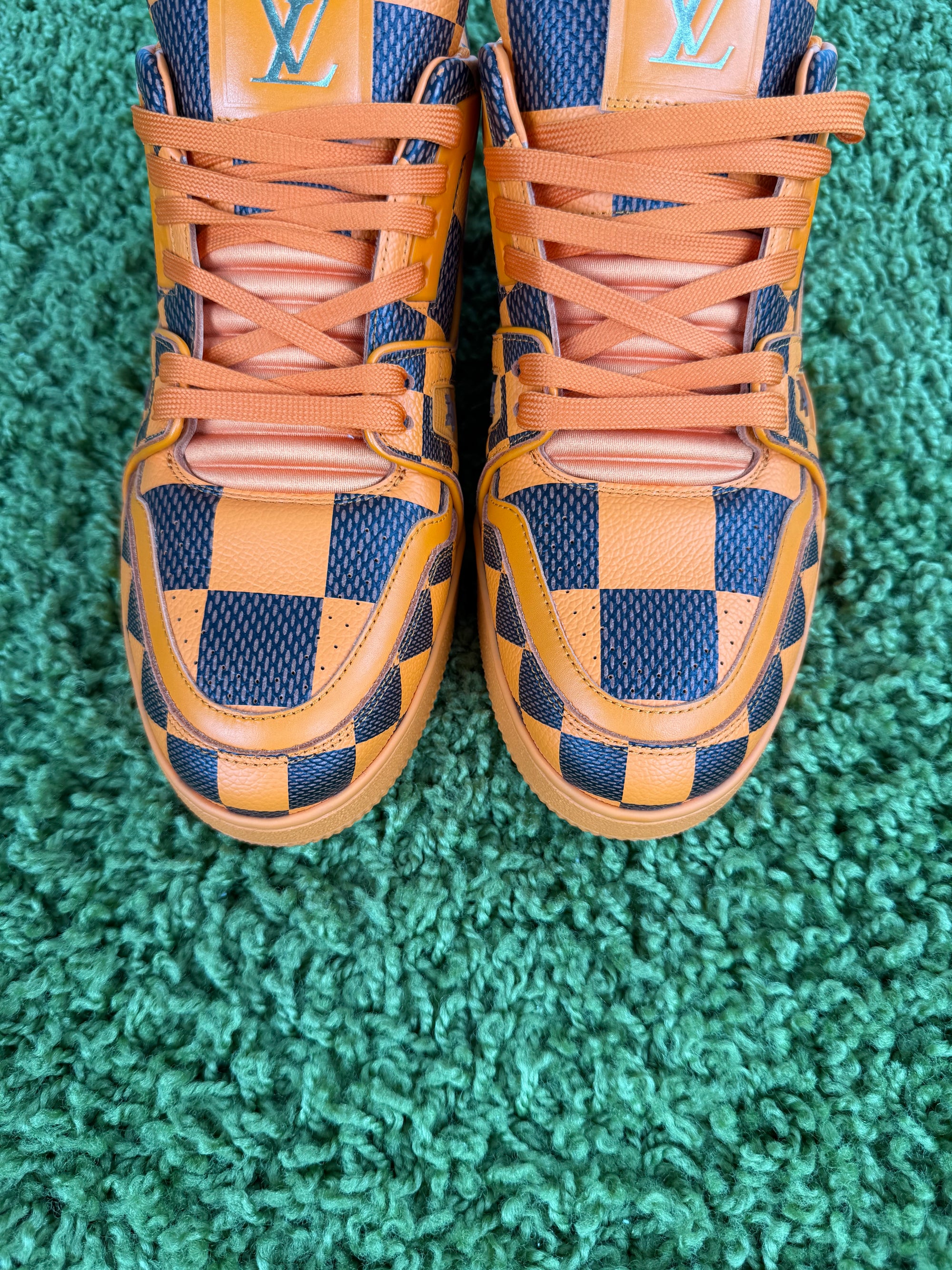 Louis Vuitton Trainer Arancione 7