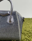 Borsa Micro Antigona In raso Con strass lavanda Viola