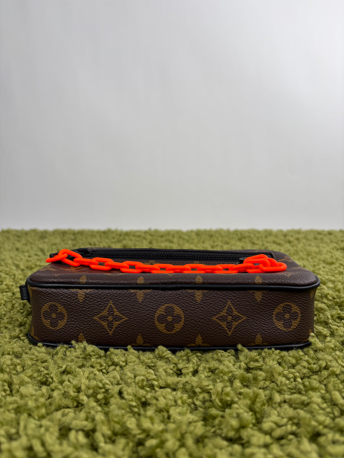 Pochette Louis Vuitton Volga Monogram SS19 Virgil Abloh marrone