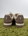 Louis Vuitton Trainer in Denim Marrone 7.5