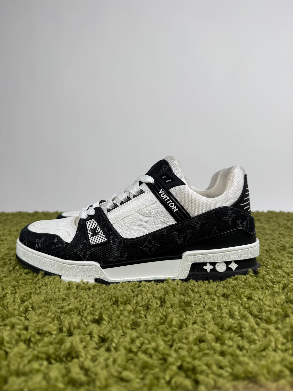 Louis Vuitton Trainer In Denim Nero 8