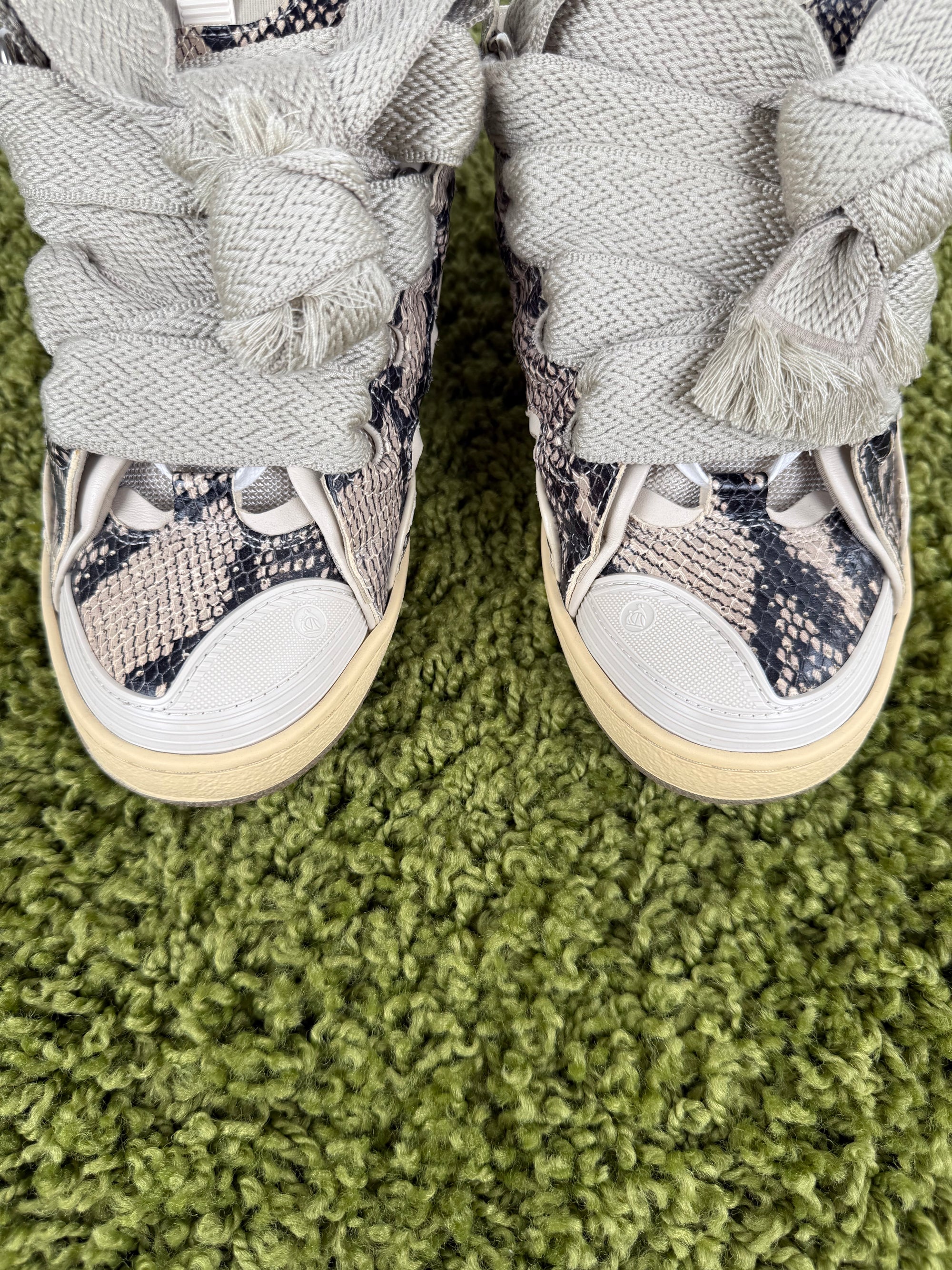 Lanvin Curb Con dettaglio Pelle di serpente 39