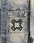 Giacca ma qua Amiri Appliquè In Denim L