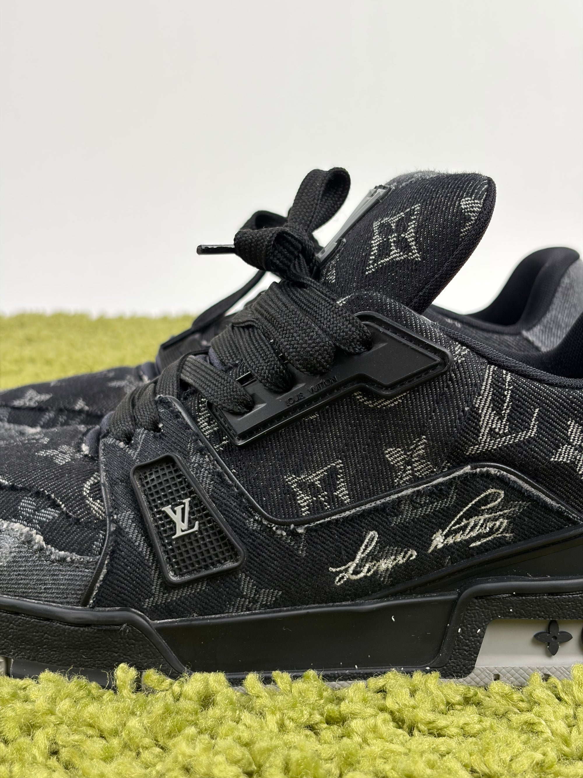 Louis vuitton Trainer Size 6.5=40.5 calza 41.5 nera