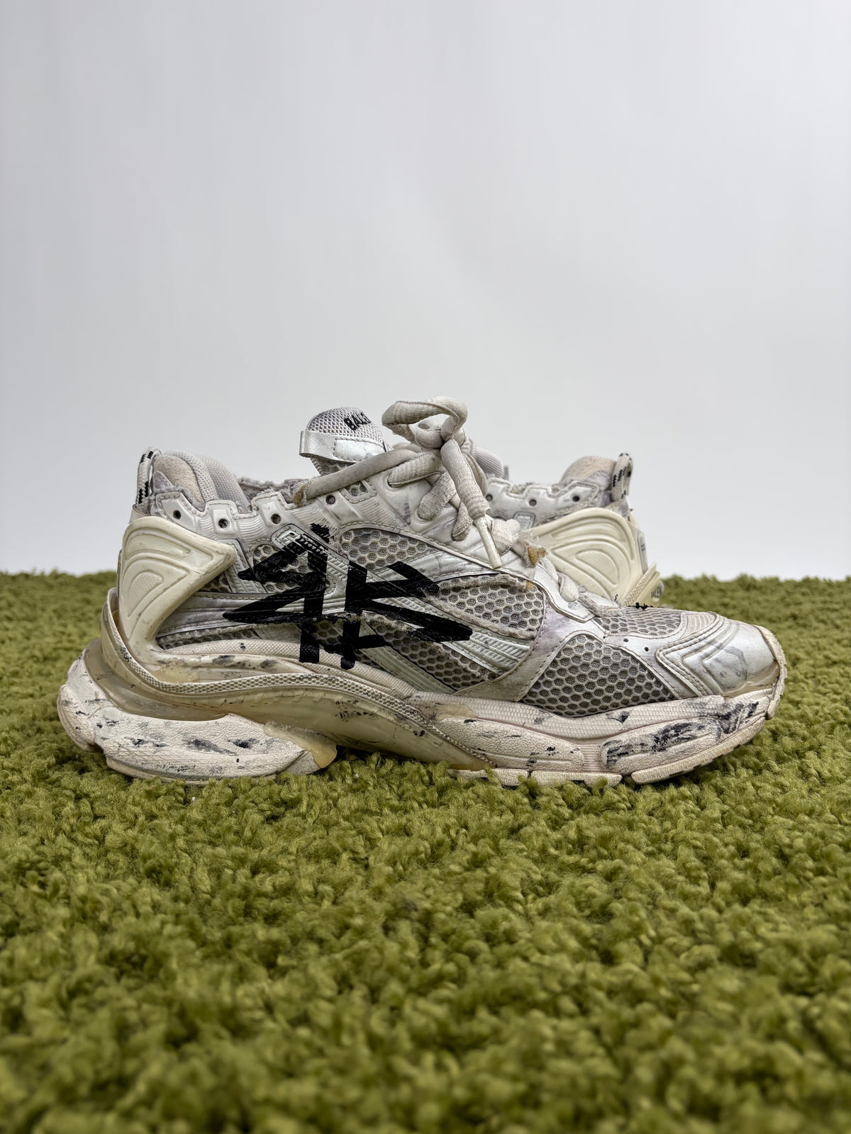 Balenciaga Runner Graffiti Grigio 40