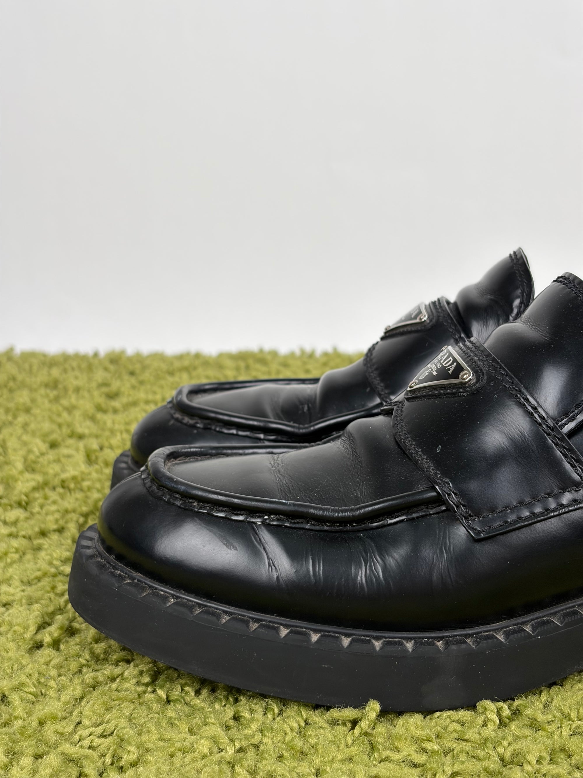 Mocassino Prada Size 8.5=42.5 neri