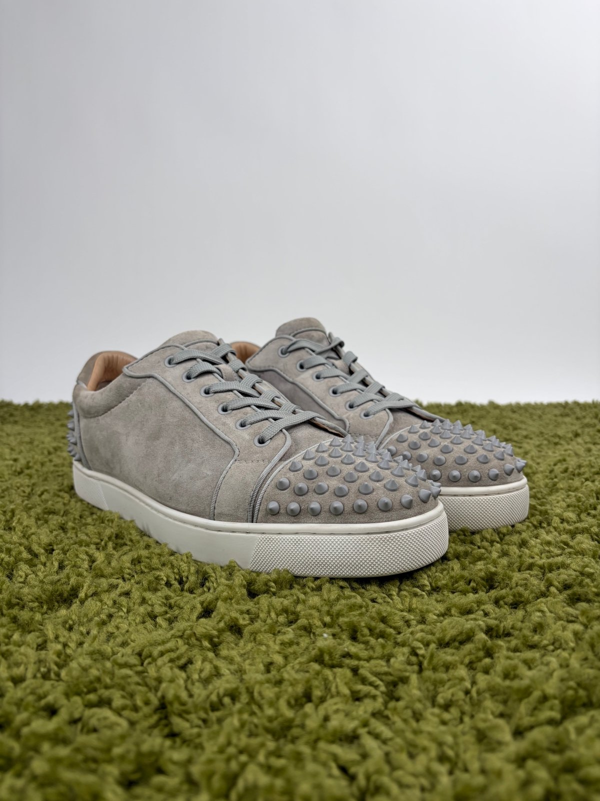 Christian Louboutin Spikes Low Grigia 45 - Second Hand Di Fiore