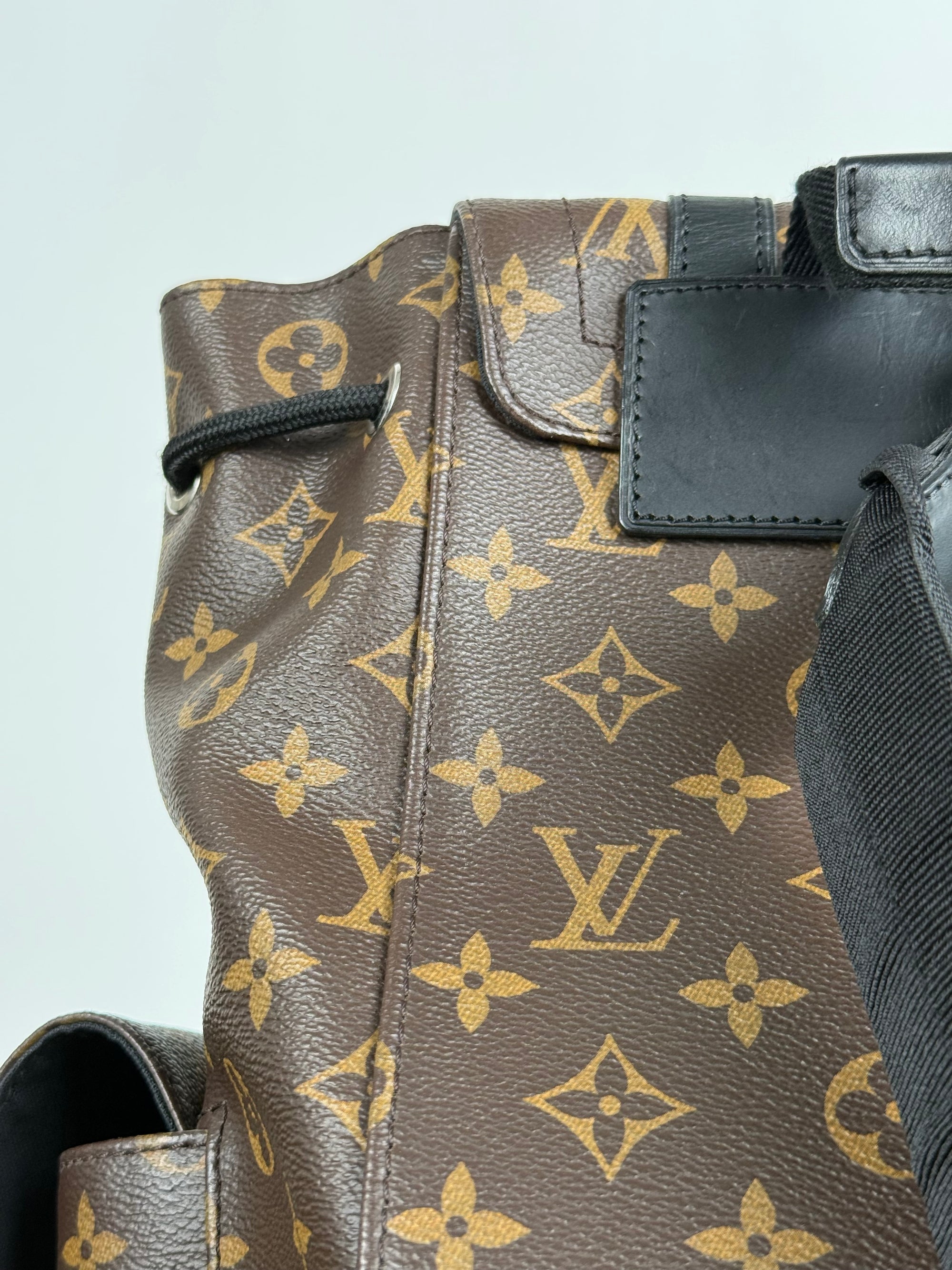 Zaino Christopher Monogram Louis Vuitton Marrone