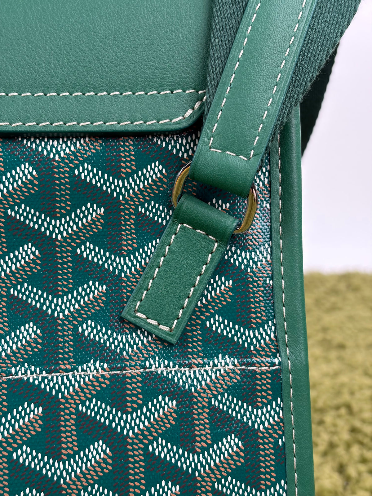 Borsa a tracolla Coursier Goyard Verde