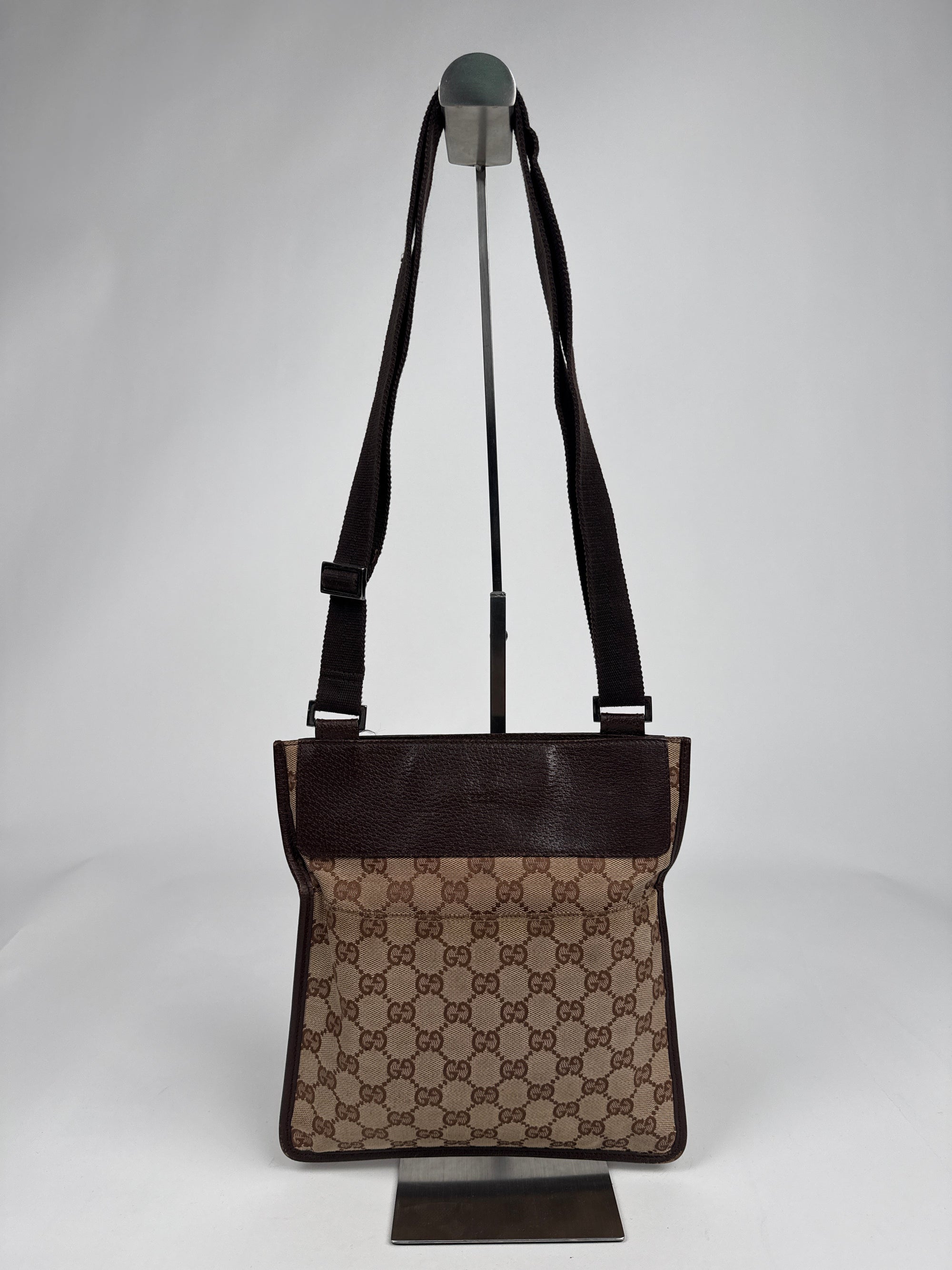 Borsa a tracolla Gucci in tela