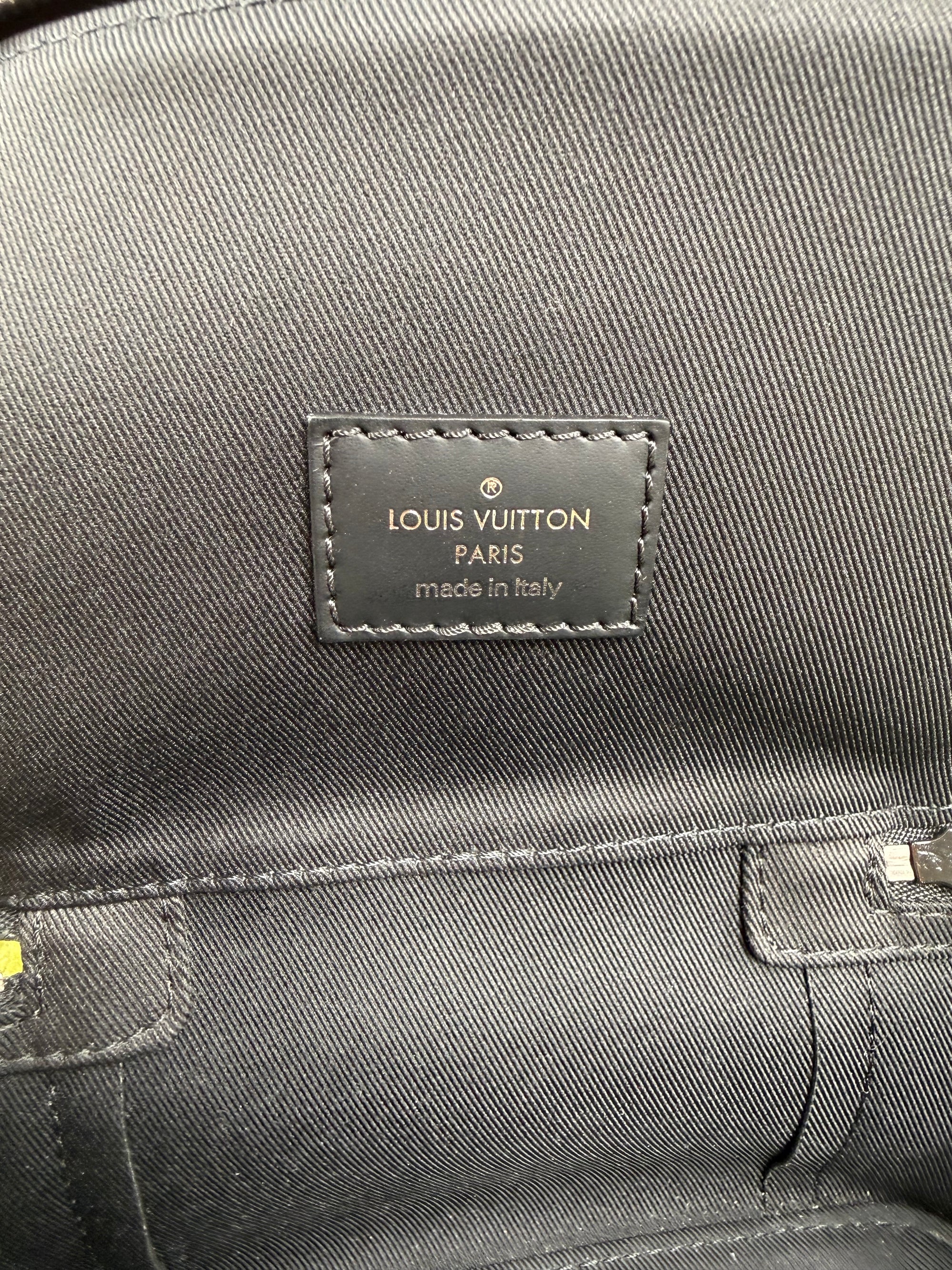 Pochette Monogram Eclipse Packing Cube PM Louis Vuitton Nera