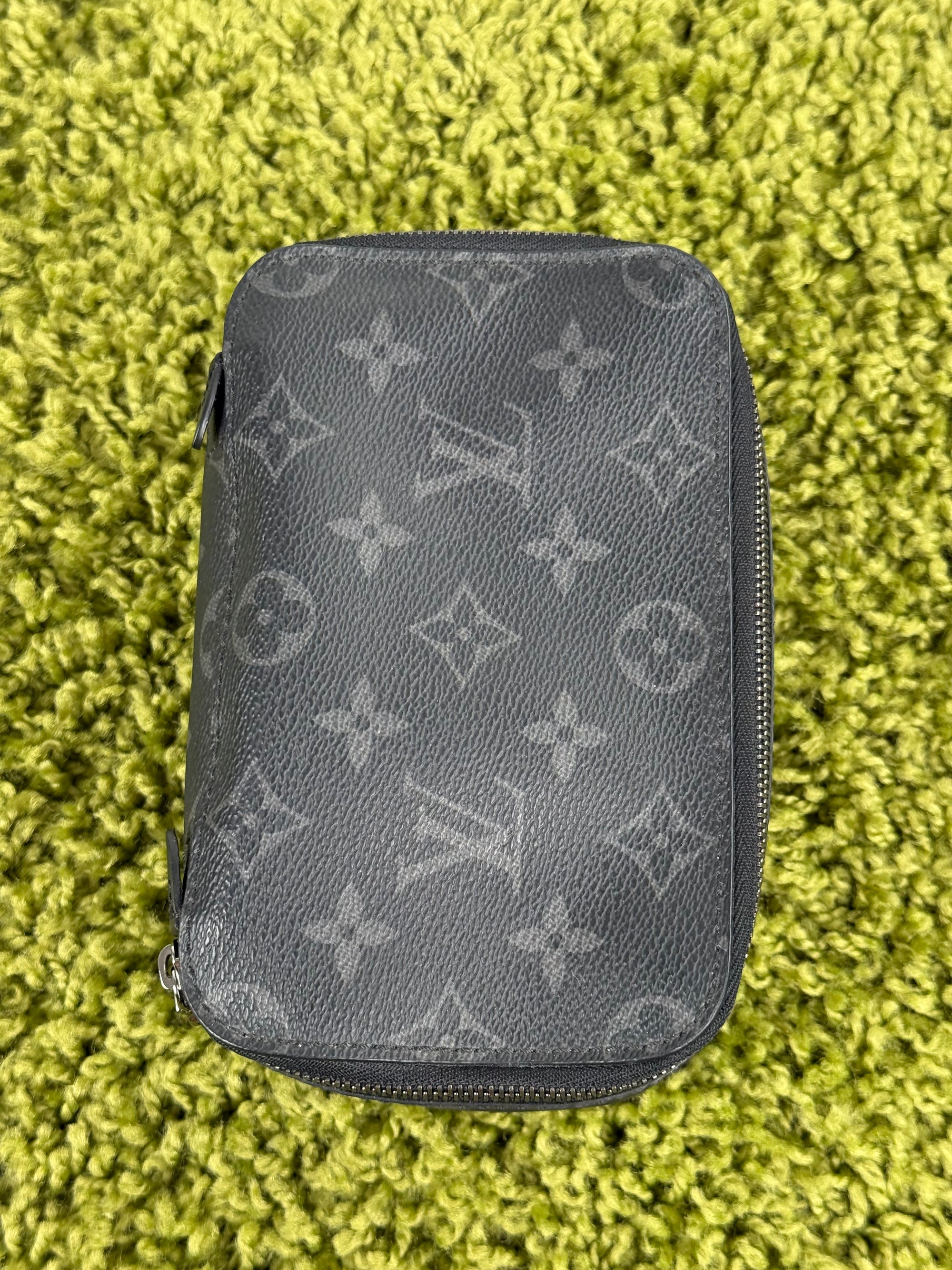 Pochette Monogram Eclipse Packing Cube PM Louis Vuitton Nera
