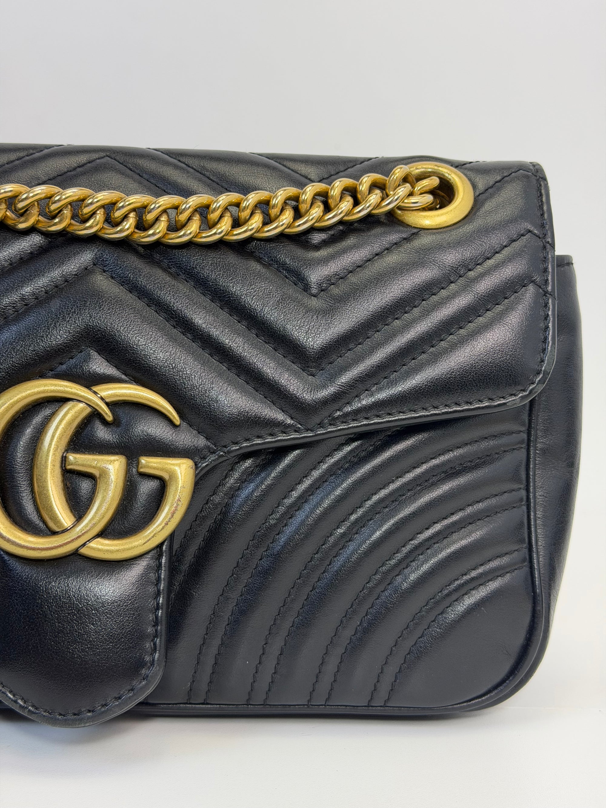 Gucci marmont misura media Nera