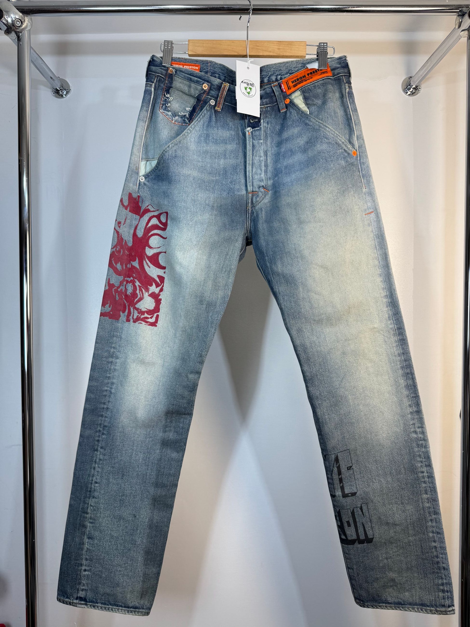 Jeans Levi,s x Heron Preston