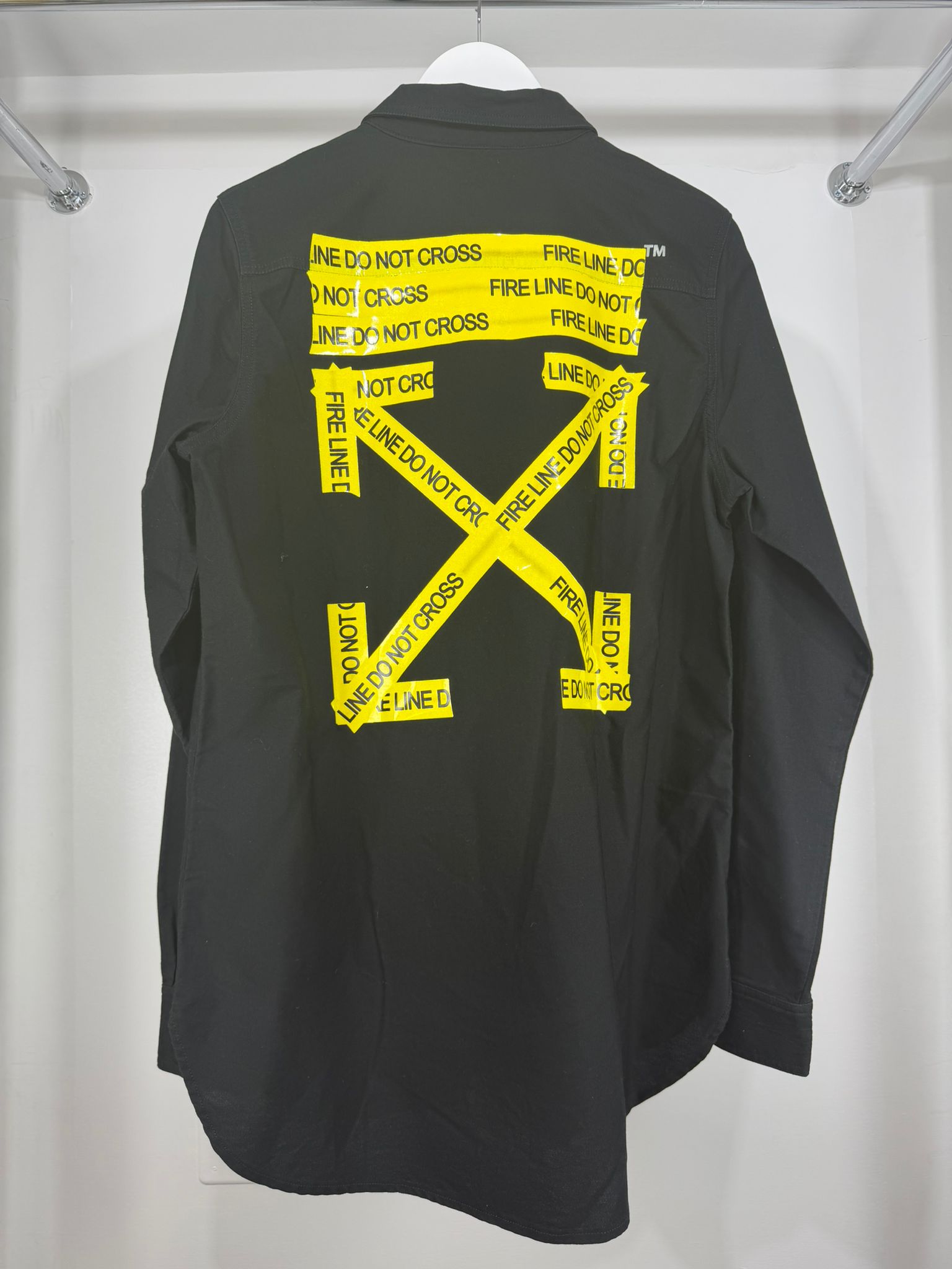 Camicia off white nera M