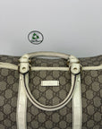 borsa Gucci beige e panna