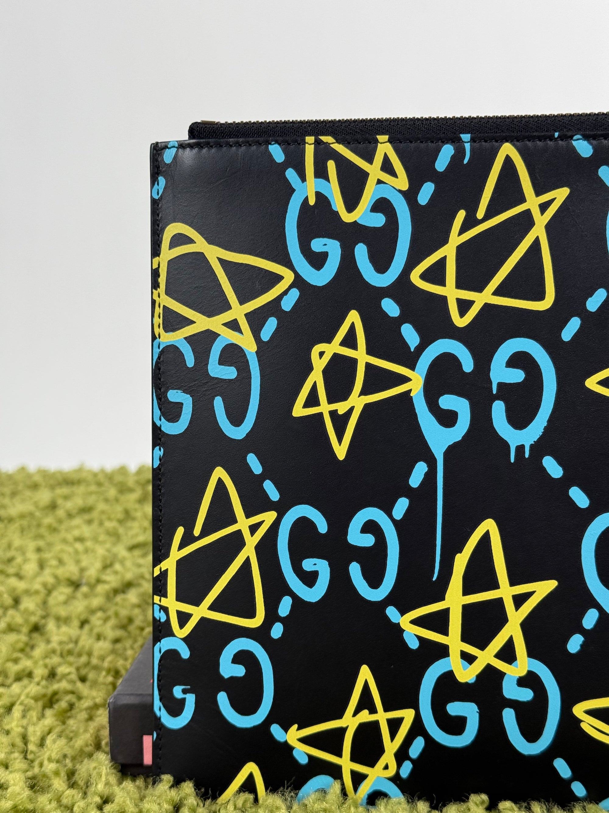 Pochette GucciGhost Nera Multicolor