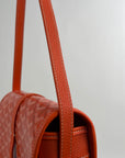 Borsa Goyard Belvedere PM in tela Goyardine Arancione