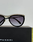 Occhiali da sole Cat-eye Chanel Nero