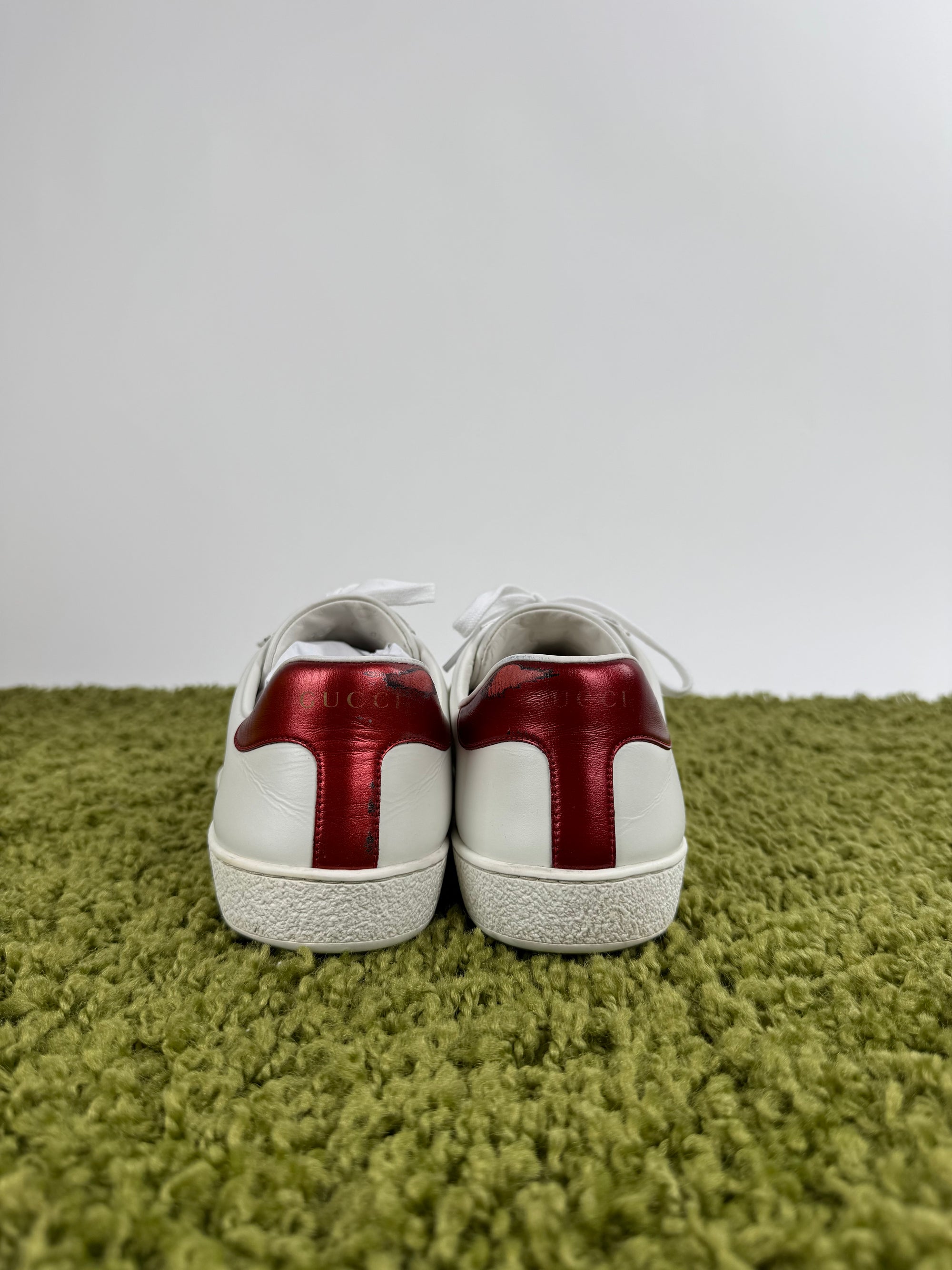 Gucci Ace con strappo Bianche 7