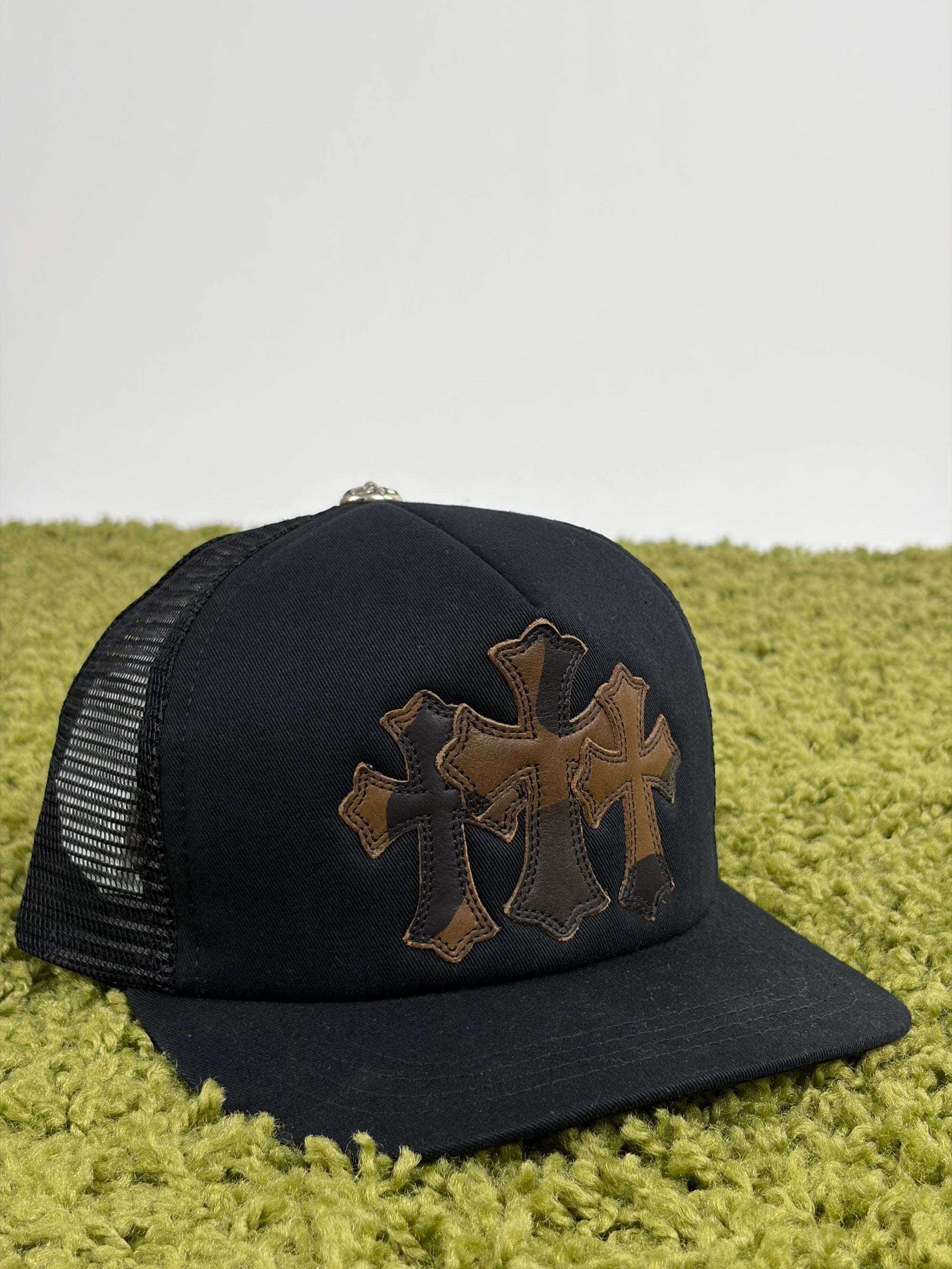 Cappello Chrome hearts Size 51-61 nero e marrone