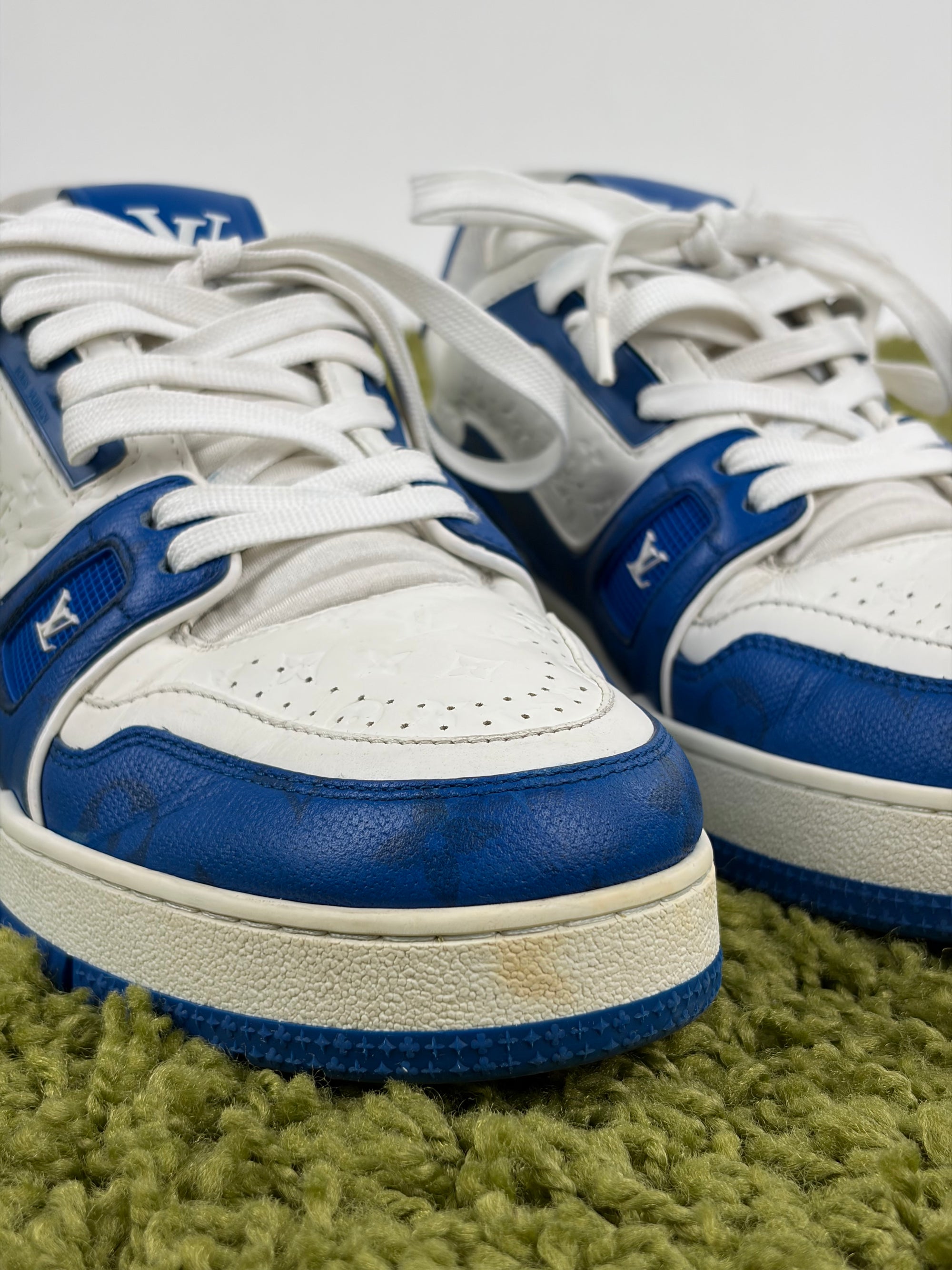 Louis vuitton trainer size 7=41 calza 42 blu e bianche