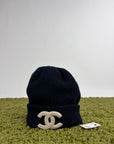 Cappello Chanel blu e bianco