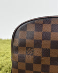 Beauty Case Louis Vuitton in tela Damier Marrone