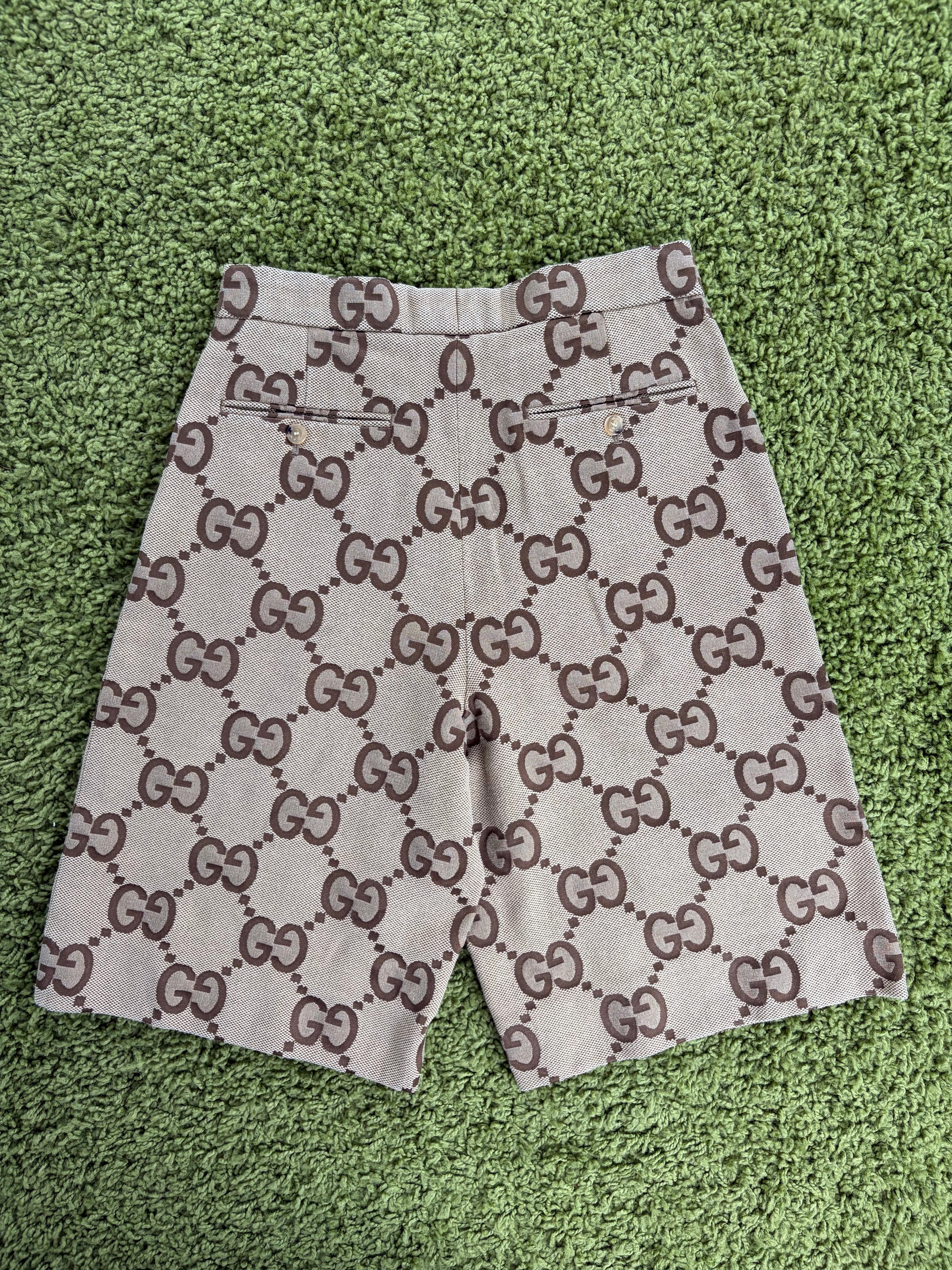 Pantalone corto Gucci Size 46 marrone e biege