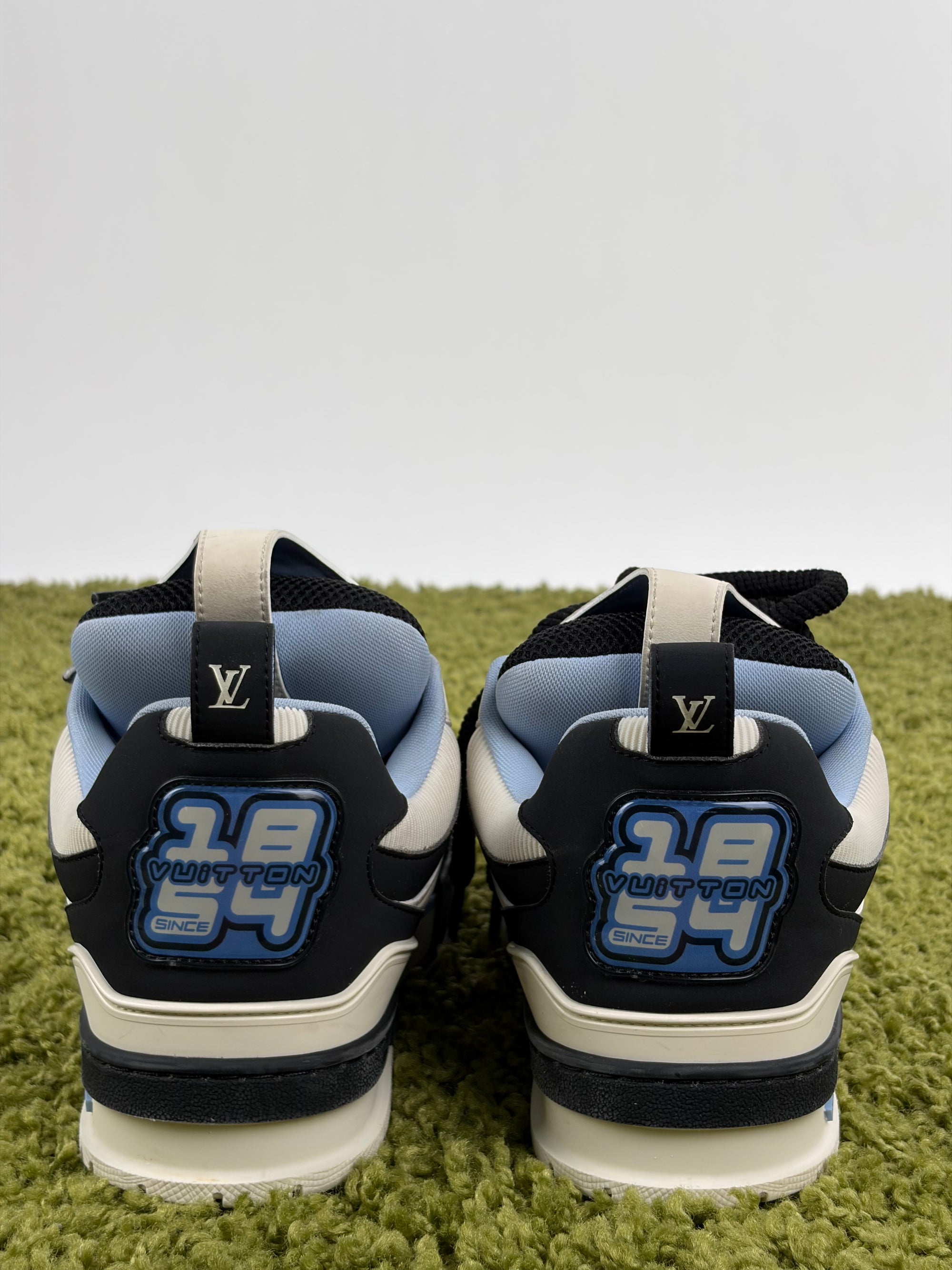 Louis vuitton skate Size 7.5=41.5 calza 42.5 bianca nera e azzurra