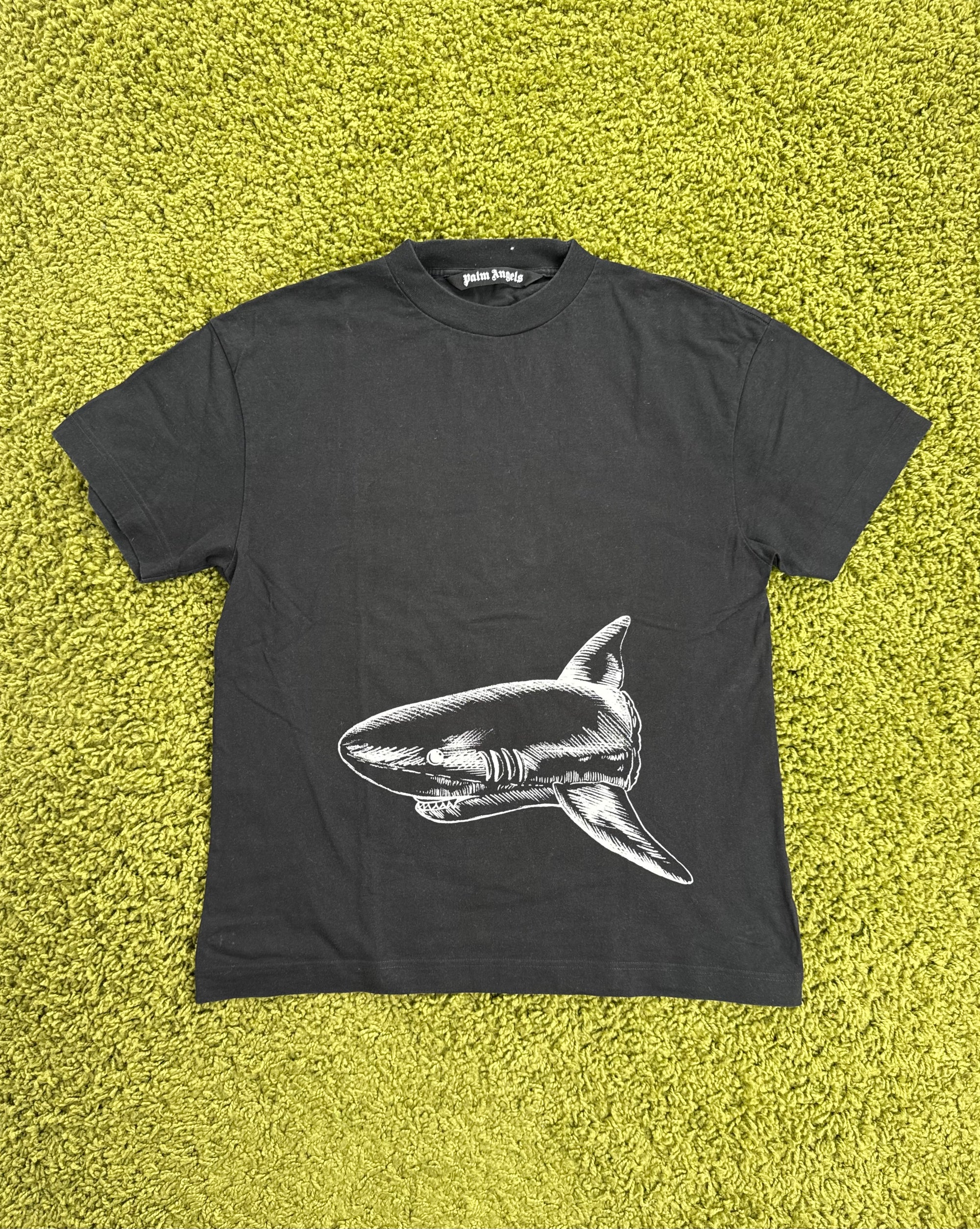 T-Shirt Palm Angels Broken Shark Nera L