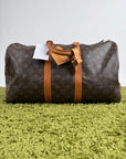 Borsone Keepall Louis Vuitton Marrone Vintage 1998 45