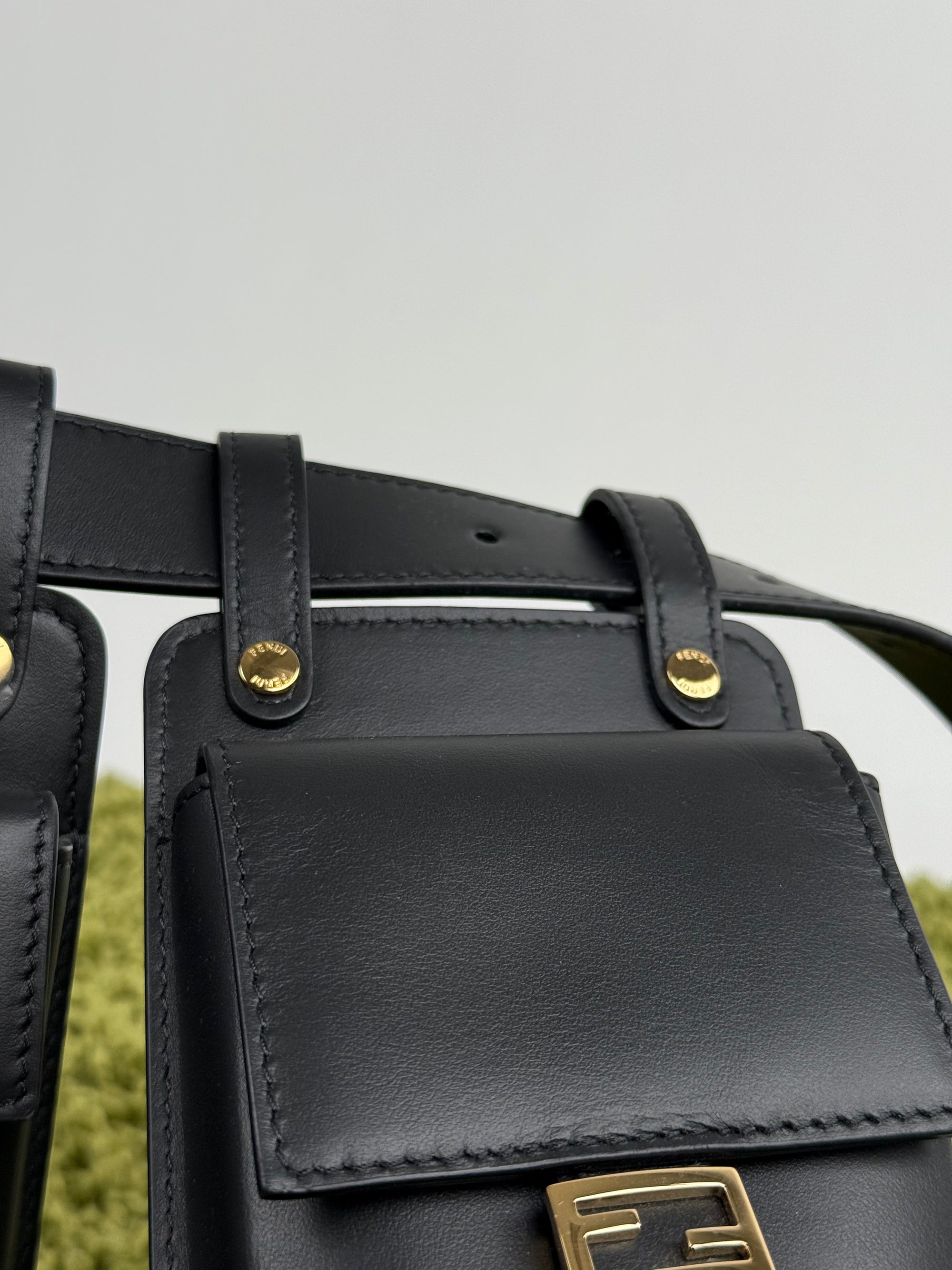 Cintura Con Portafogli Fendi In pelle Nera