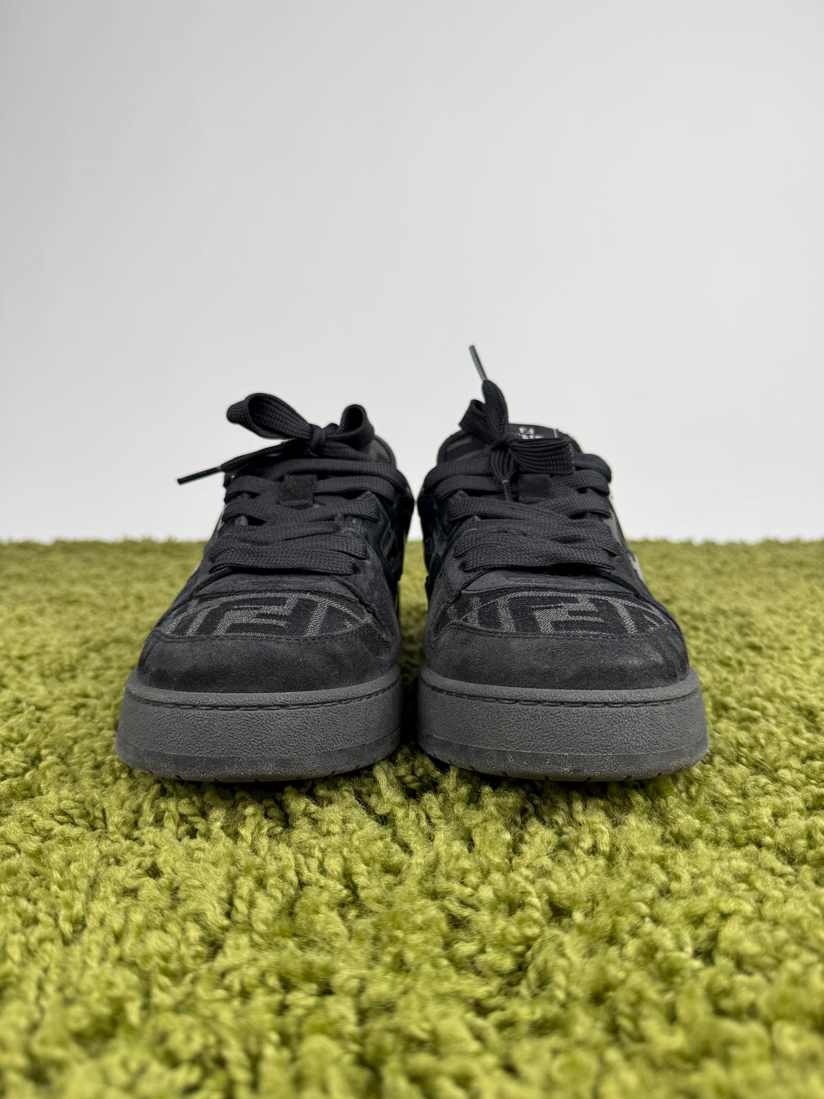 Sneaker Fendi Match in Jacquard Nero 7