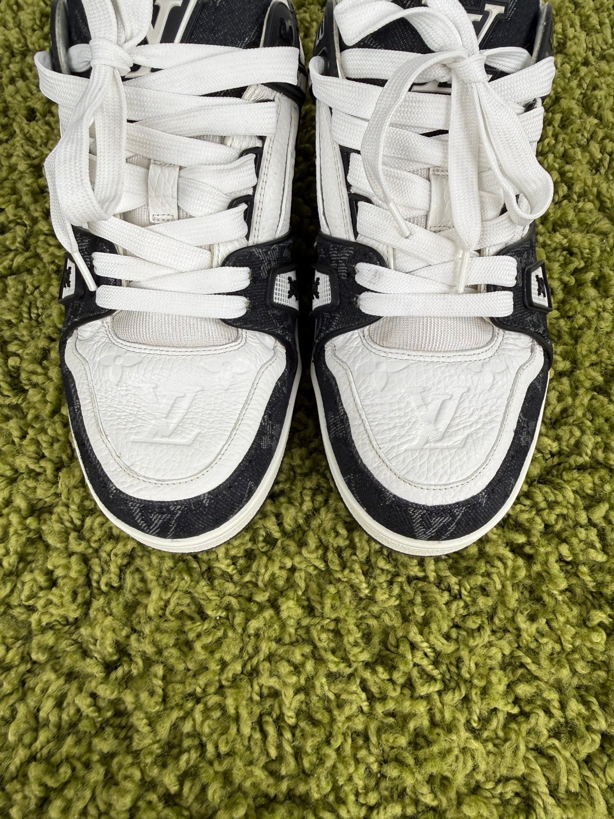 Louis Vuitton Trainer in denim Nere 6 - Second Hand Di Fiore