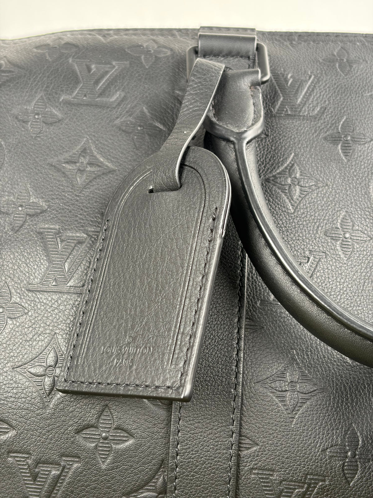 Borsone keepall Louis Vuitton Bandoulière 50 Nera
