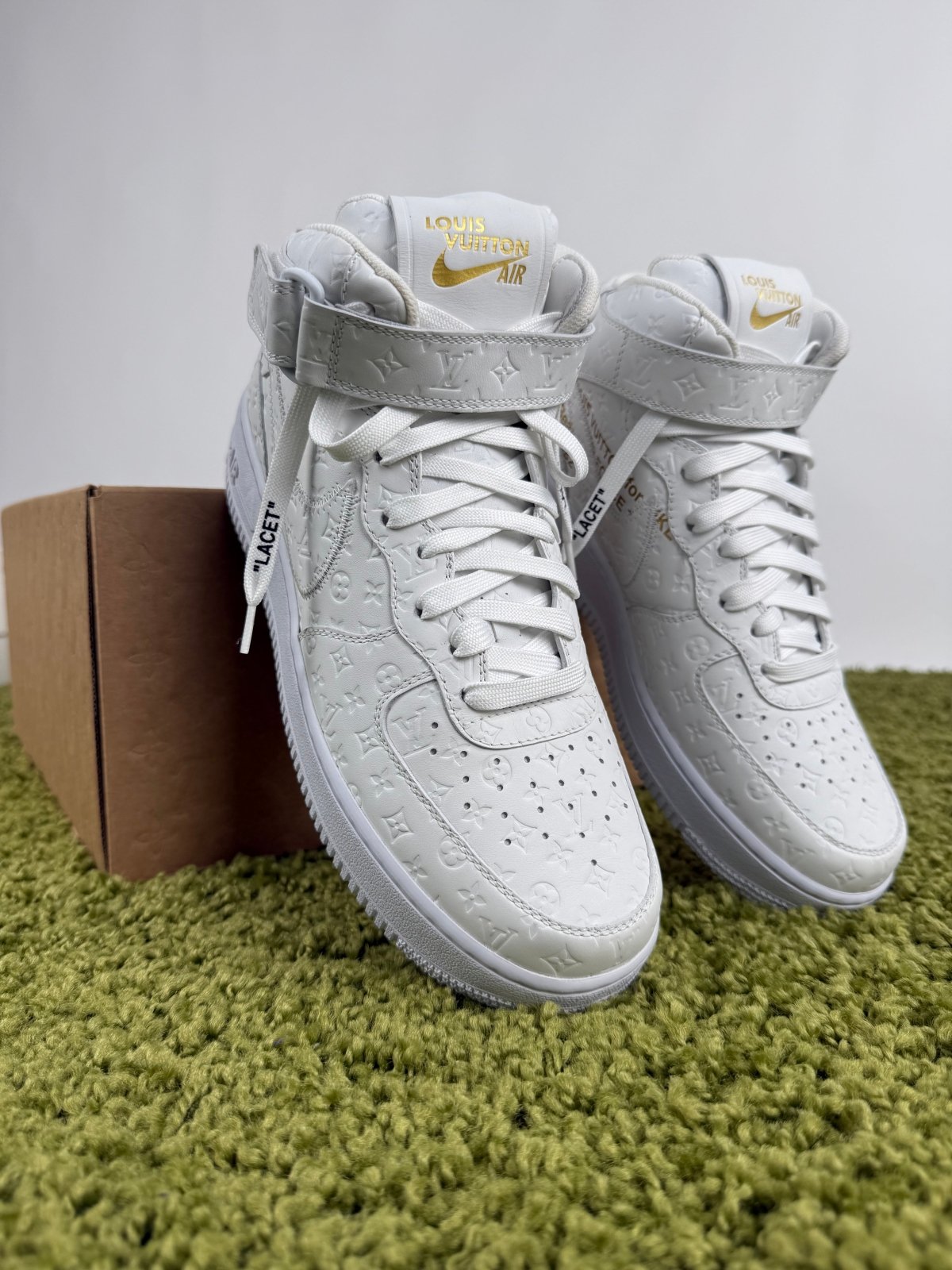 Louis Vuitton x Nike air force 1 High 42 - Second Hand Di Fiore