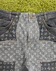 Jeans Louis Vuitton Monogram Grigio 34
